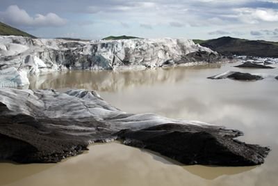 Ledynų liežuvis Islandijoje